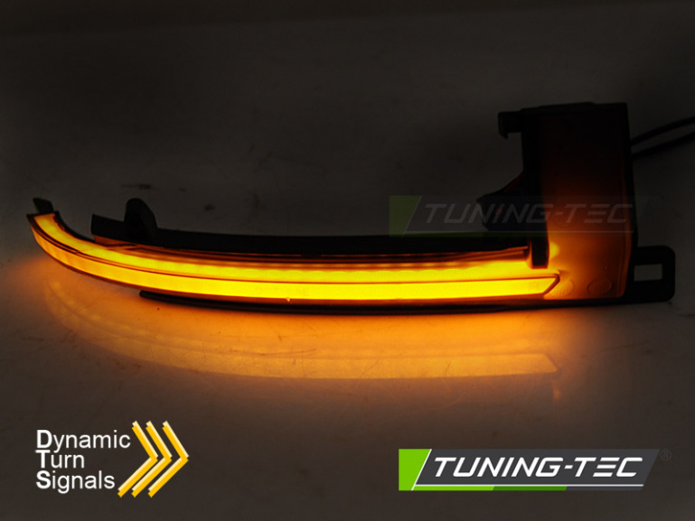 Upgrade LED Spiegelblinker für Audi A3 8P / A4 B8 / A5 / A6 C6 / Q3 schwarz/rauch dynamisch